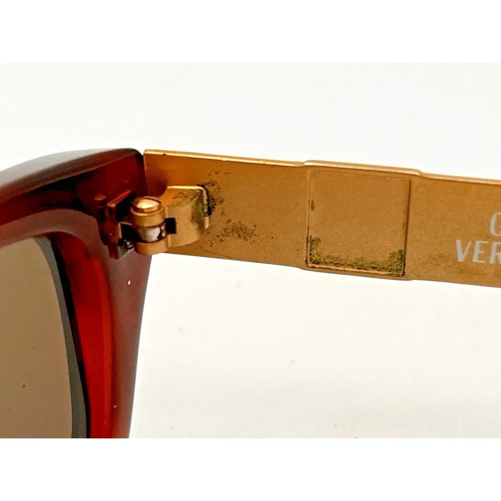 Vintage Gianni Versace Medusa Sunglasses Mod.291/M Col.900 Authentic w/ COA RARE